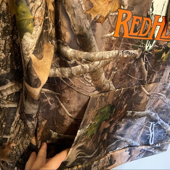 RedHead Men’s Camo Hunting Hoodie Sweatshirt Medium - Picture 3 of 7